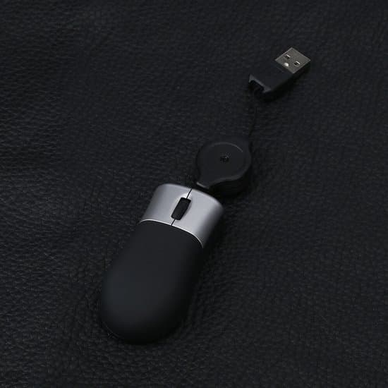 Mini optisk USB-mus med rullehjul til bærbare computere - Sort