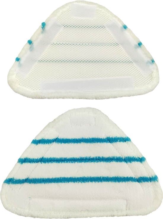 4-pack återanvändbara mikrofiber triangulära moppdynor för H2O ångmoppar