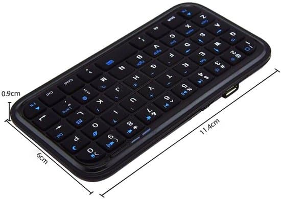 Universal trådløst Bluetooth mini bærbart tastatur til flere systemer