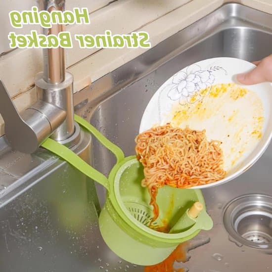 Grön Multifunktionell Sil för Köksavfall och Frukt