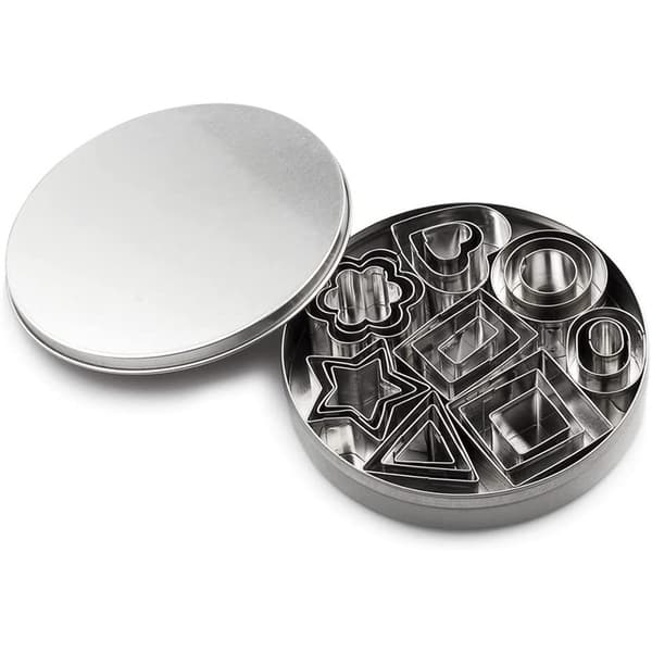 Kakformset - Rostfritt stål - 3D-design - Tål maskindisk - 1 set