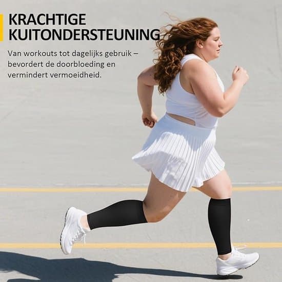 Kompressionstrømper til mænd, plus size, 20-30 mmHg
