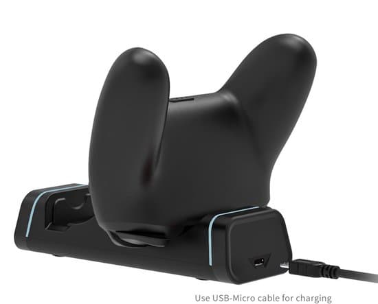 PS5/Switch Pro/Xbox Controller Opladerstander - Sort