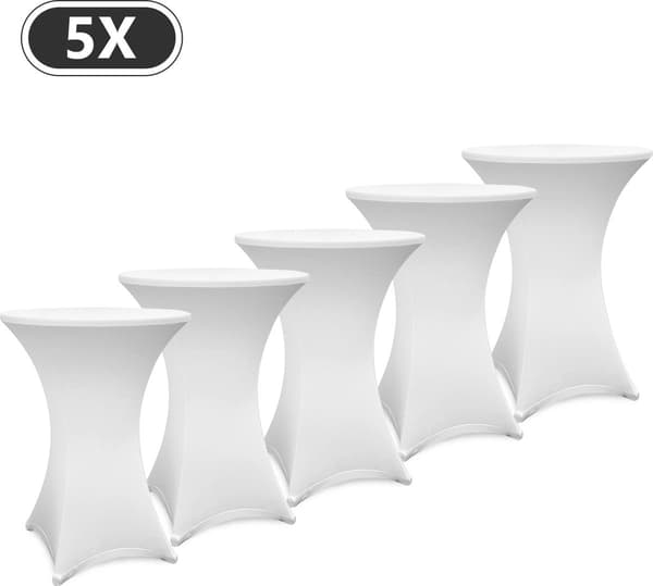 5-delt sort højdugssæt - Elastisk - 80-85 cm diameter