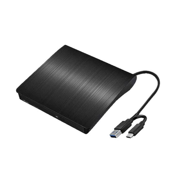 Ekstern læser med USB 3.0-interface, bærbar, sort, egnet til pc, bærbar computer, Mac OS, Windows 11/10/8/7 operativsystemer.