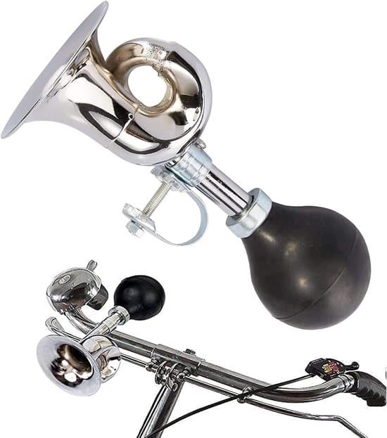 Retroringklockor - 2-pack (svart/silver) - Universal metall - Styrfäste - Retrodesign