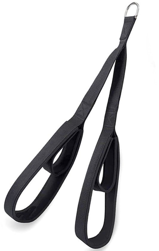 Triceps træner, et kabel inkluderer to længder - 69 cm - sort