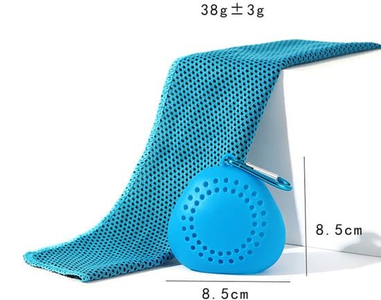 Kølehåndklæder - 7-pak - 60 x 30 cm - Polyester - Kølehåndklæder - Køletørklæder - 7 farver