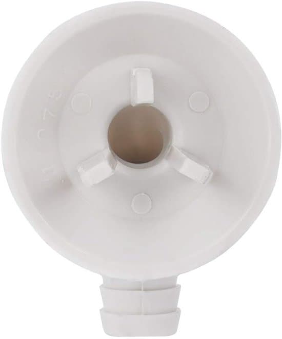 Luftkonditioneringsavgasanslutning - armbåge - 26 mm - vit