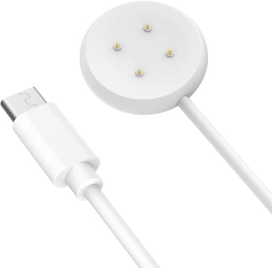 Magnetisk USB-C Oplader Dock Kabel (1m) til Google Pixel Watch 3/2 & Fitbit Versa 4/Sense 2