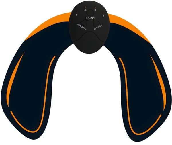 Elektromuskulær stimulator (EMS) til balderne; baldemassage stimuleringsprogram.