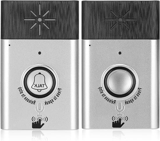 Trådlös dörrklocka med utomhusintercomsystem - effektiv räckvidd 200 mm
