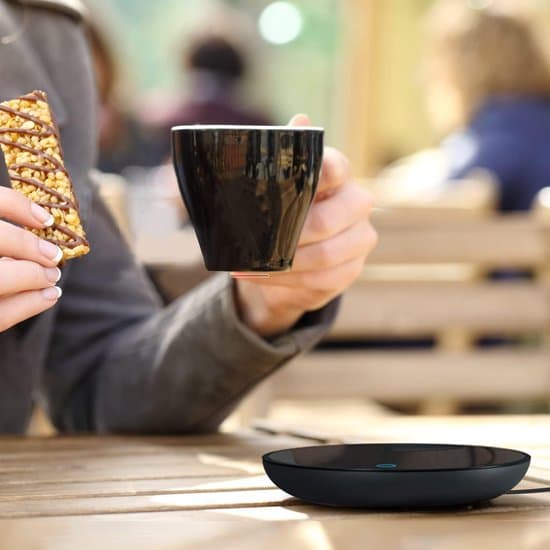 Elektrisk kaffevarmere - Smart skrivebordskopvarmer - Sort