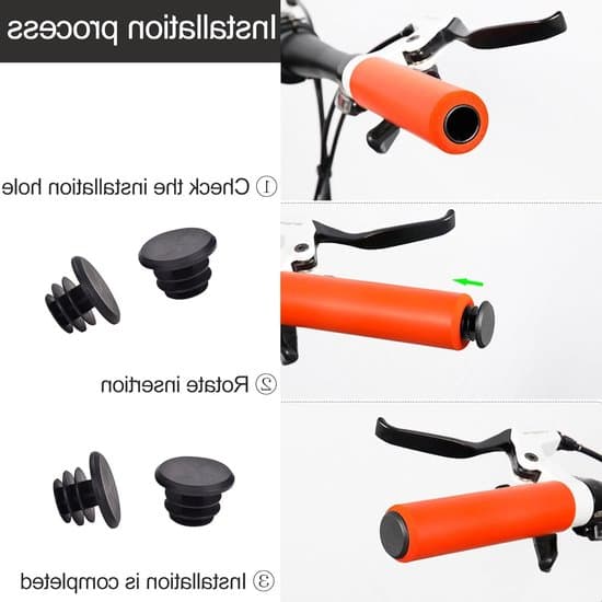 10 Stk. Styrpropper i Plast, Sort, Passer til de fleste Cykler