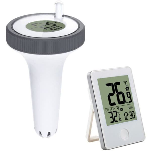 Digital pooltermometer. Digital pooltermometer med LCD-display. Lätt att läsa. Spa poolvattentermometer.