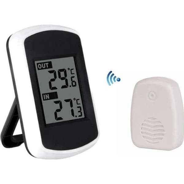 LCD Trådlös Digital Termometer för Inomhus/Utomhusbruk