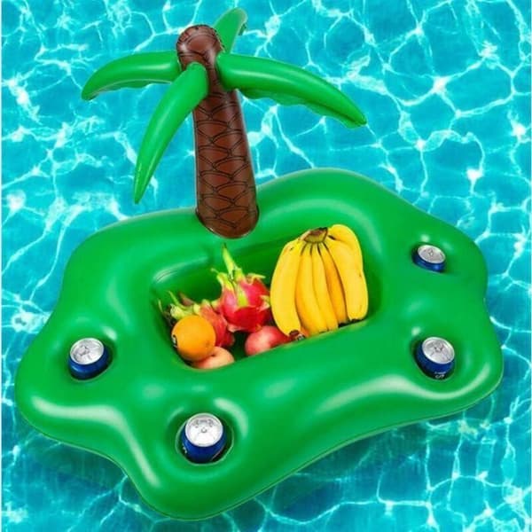 Poolbøjer. Flydende poolbar. Oppustelig poolbar. Poolbar - grøn.
