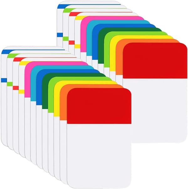 24-arks selvklæbende sticky notes og indeksmærkesæt
