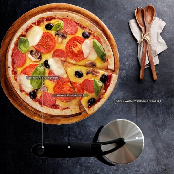 Pizzaskärare - Hög effektivitet - Ergonomisk design - 1 styck