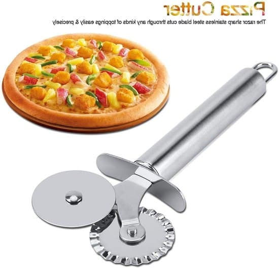 - Pizzaskärare i rostfritt stål - Säkerhetssvansskärare