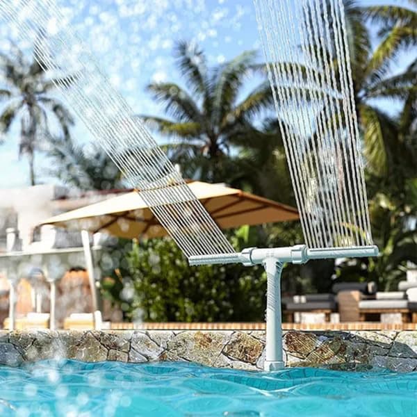 Poolvattenfall fontänsprinkler vattenfall kylande luftare tillbehör