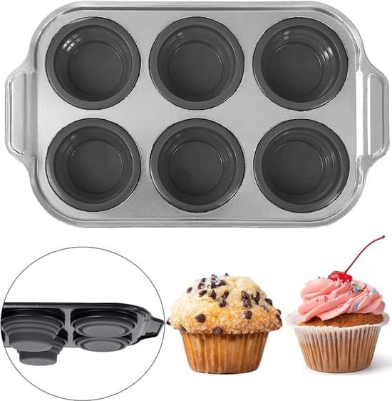 Forbedret silikone muffinform - holdbar - 1 stk