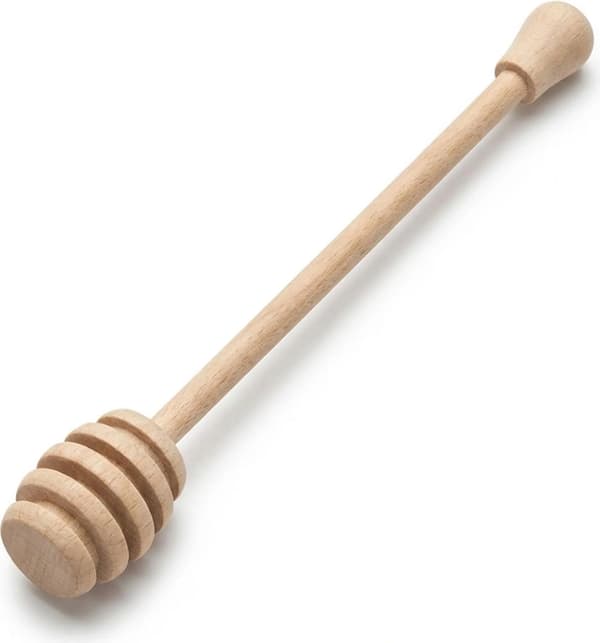 Mini honungssked/syltpinne i trä - honungsslev i trä