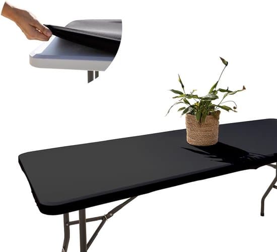 Röd rektangulär elastisk duk med resår för utomhusfester, 183x76 cm