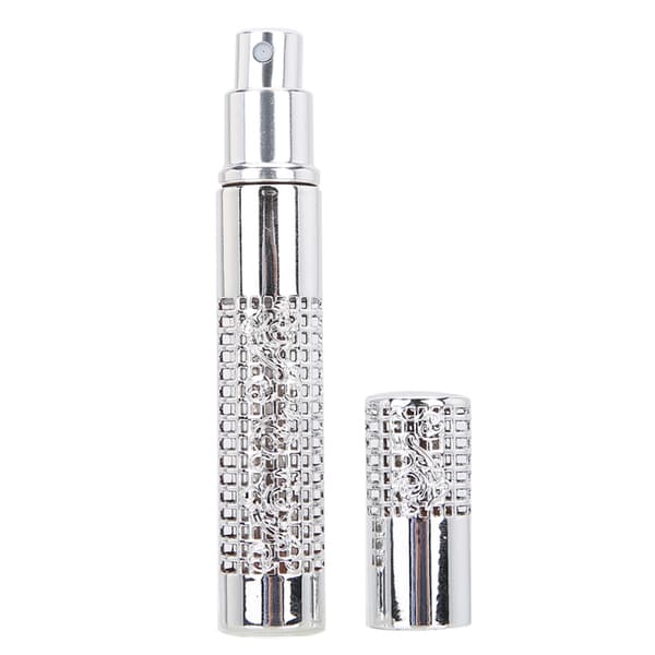 (Silver) 5 ml påfyllningsbar parfymsprayflaska