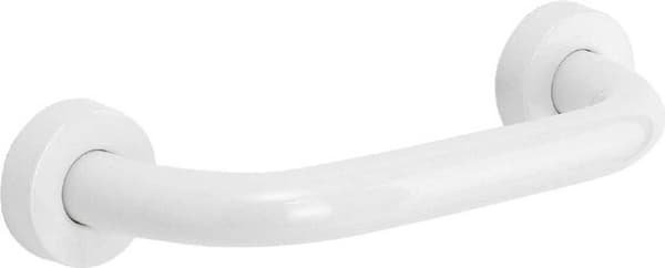 Hvidt sikkerhedsgreb i rustfrit stål, 30 cm