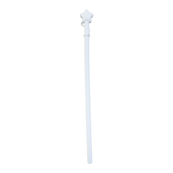 Återanvändbara silikonsugrör med stjärnformad spets, 31 cm, 8-pack