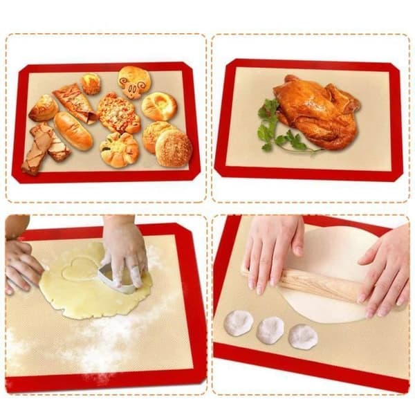 Bageunderlag - 40x30 cm - 2 stk. - Non-stick - Genanvendeligt