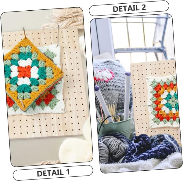 DIY håndvævet positioneringsplade - træfarve