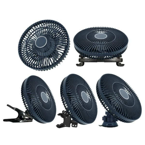 Justerbar, kraftfuld køleventilator til turen