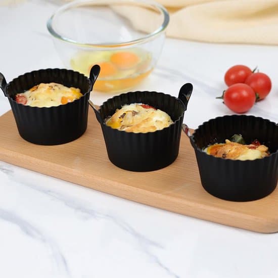 4-delt silikone non-stick muffin- og airfryer cupcakeform sæt