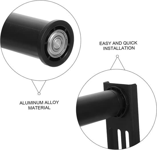 Et 3D-printerstativ, en 3D-printer filamentholder, egnet til e-Spool-montering.