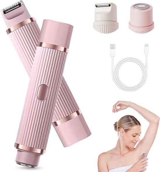 Dame 2-i-1 Elektrisk Barbermaskine - Flere Farver