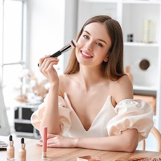 Sæt med 3 professionelle makeupbørster til flydende kosmetik