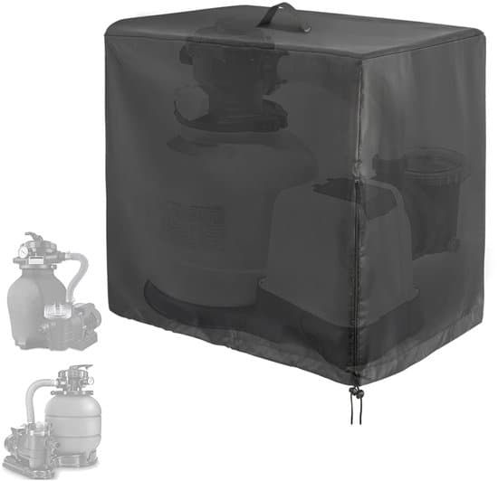 Poolpumpskydd - Passar INTEX Sandfiltreringssystem - 84x61x86cm - Sol-/Damm-/Vattenskydd