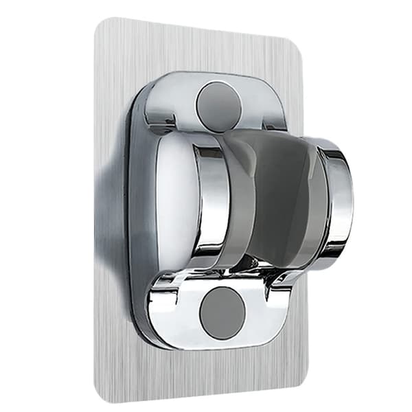 Universellt duschfäste för badrum (silver)