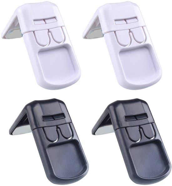 4-pack självhäftande barnskyddsskåp/lådlås