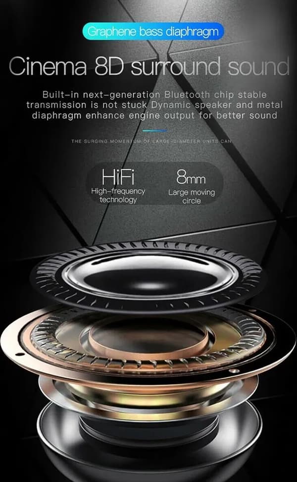 Bluetooth over-ear hörlurar, trådlöst surroundljud, vikbara, handsfree, med mikrofon, hifi-stereo, stöder Micro SD/TF/FM...