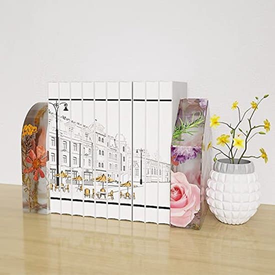 Store 3D Bue Silikoneharpiksforme til Blomsterkonservering og Epoxy DIY Håndværk