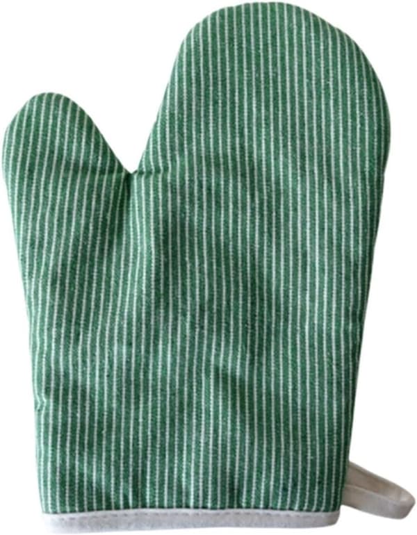 Ovnvanter (et par) - Køkkenhandsker - Isoleret - Åndbart materiale - 26 cm - Grøn