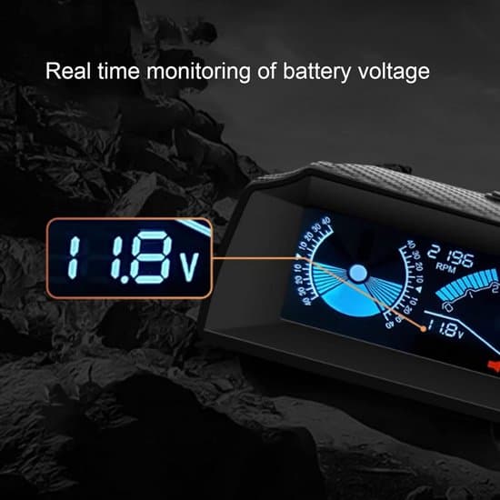 Universal bil Head-Up Display til instrumentbræt med multifunktionel datavisning