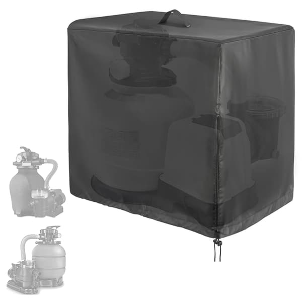 Vattentätt 55*50*62 cm poolskydd för INTEX poolpump sandfiltreringssystem