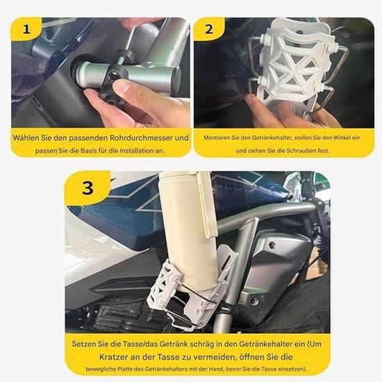 360° Roterende Adaptiv Universal Drikkeflaskeholder