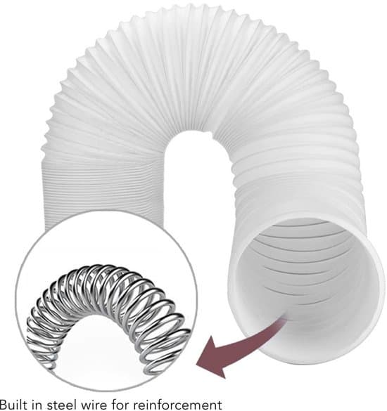 3 meter luftkonditioneringsslang - avloppsslang - 130 mm diameter