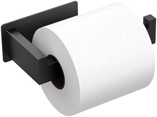 Selvklæbende toiletpapirholder i rustfrit stål - skridsikkert design