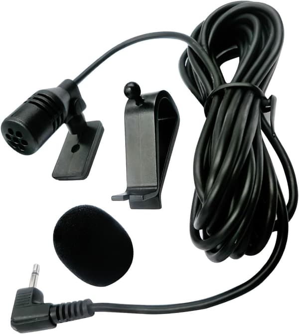5-delt bilmikrofon med 3,5 mm stik